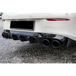 Takatdiffuusori Black, mustilla pakoputken päillä (AMG53-design) kuva 2
