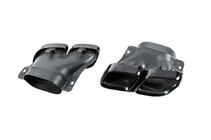 Mercedes C-class W205 2014–2021 Takal diffuusori putkenpäillä Black (Coupe AMG63 -design) kuva 7