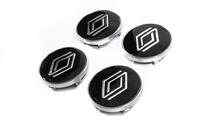 Renault Vanteiden keskiökupit, mustat renkaalla (59 mm / 55 mm, 4 kpl) kuva 2