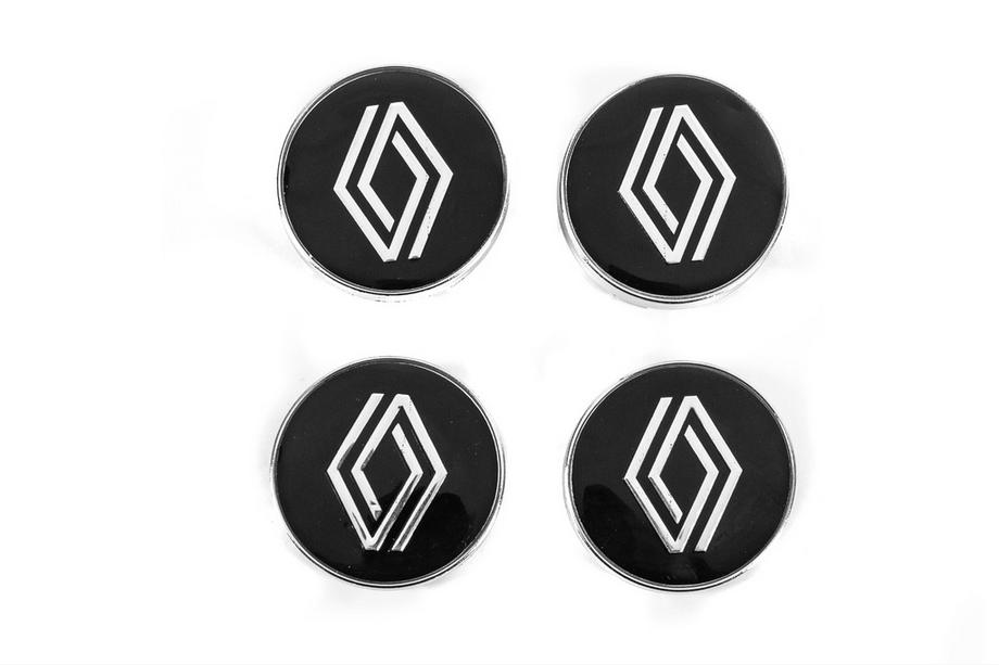 Renault Vanteiden keskiökupit, mustat renkaalla (59 mm / 55 mm, 4 kpl) Image