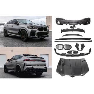 Korinsarjasetti konepellillĂ€ Carbon V2 (2018-2022) BMW X6 G06 2019â2027 kuva 1
