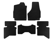 Dodge RAM (DS/DJ/D2) 2009–2024 EVA-matot (2009+, 5-paikkainen/4-paikkainen ohjaamo, Musta) kuva 1