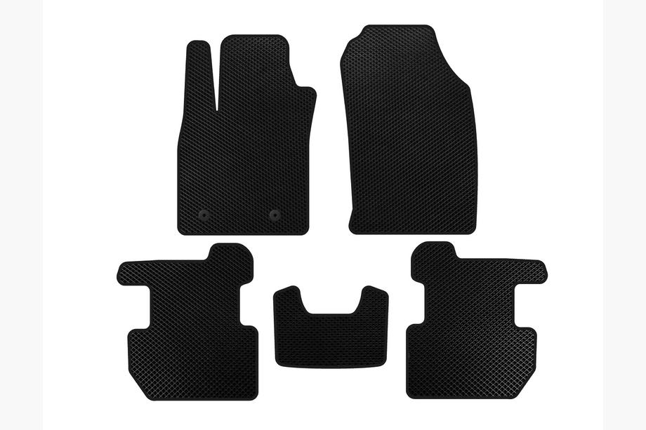 Ford Ecosport 2013–2022 EVA-lattiamatot matkustamoon (2018-2022, Musta) Image