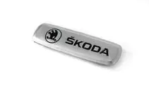 Skoda Alumiininen embleemi automattoihin (1 kpl) kuva 1