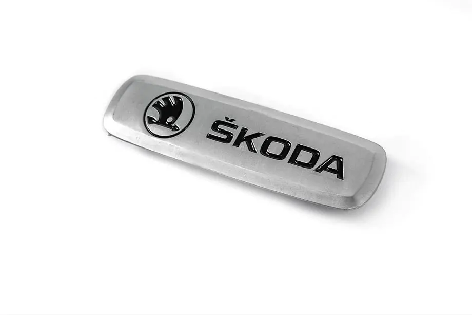 Skoda Alumiininen embleemi automattoihin (1 kpl) Image