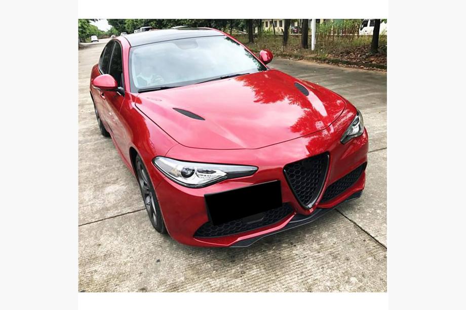Alfa Romeo Giulia 2016–2022 Konepelti V2 (hiilikuitu) Kuva 3