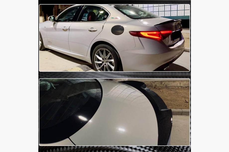 Alfa Romeo Giulia 2016–2022 Spoileri V2 (lasikuitu) Image