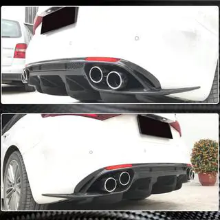 Takapuskurin diffuusori V1 (Base, hiilikuitu) Alfa Romeo Giulia 2016–2022 kuva 3
