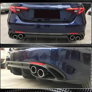 Takapuskurin diffuusori V1 (Base, hiilikuitu) Alfa Romeo Giulia 2016–2022 kuva 4