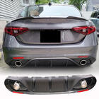 Alfa Romeo Giulia 2016–2022 Takapuskurin diffuusori pakoputken päillä V2 (Base, Carbon) kuva 1