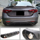 Alfa Romeo Giulia 2016–2022 Takapuskurin diffuusori pakoputken päillä V2 (Base, Carbon) kuva 2