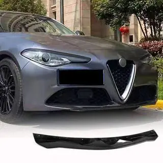 Etupuskurin lip-spoileri Lip V2 (Base, hiilikuitu) Alfa Romeo Giulia 2016–2022 kuva 1