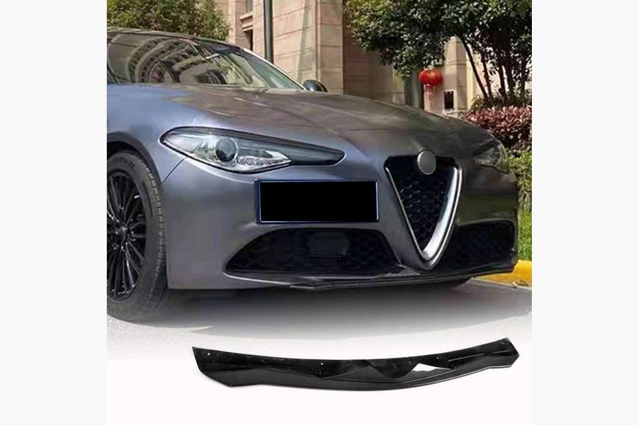 Alfa Romeo Giulia 2016–2022 Etupuskurin lip-spoileri Lip V2 (Base, hiilikuitu) Image