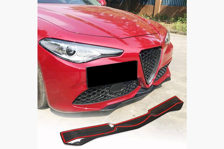 Alfa Romeo Giulia 2016–2022 Etupuskurin lip-spoileri (Sport, hiilikuitu) Image