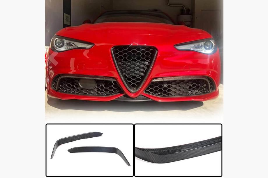 Alfa Romeo Giulia 2016–2022 Sumuvalojen kehykset (Sport-malliin, muovi) Kuva 2