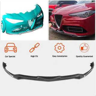 Etupuskurin lipa Lip V2 (Sport, hiilikuitu) Alfa Romeo Giulia 2016–2022 kuva 3