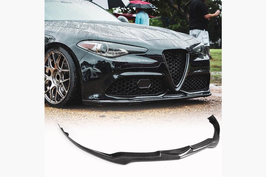 Alfa Romeo Giulia 2016–2022 Etupuskurin lipa Lip V2 (Sport, hiilikuitu) Image