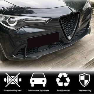 Etupuskurin lip spoileri (Base, 2017-2023, hiilikuitu) Alfa Romeo Stelvio 2016– kuva 3