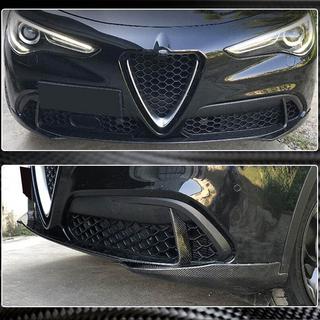 Etupuskurin lip spoileri (Base, 2017-2023, hiilikuitu) Alfa Romeo Stelvio 2016– kuva 4