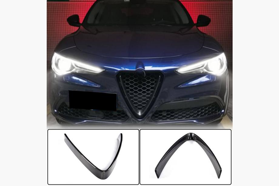 Alfa Romeo Stelvio 2016– Etumaskin peite (2017-2023, kuiva hiilikuitu) Image