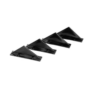 Yleismallinen takadiffuusori Type F (4 kpl, kiiltävä musta, ABS-muovi) kuva 3
