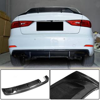 Takapuskurin diffuusori V2 (Base Sedan 2012-2016, hiilikuitu) Audi A3 2012–2020 kuva 1