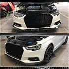 Audi A3 2012–2020 Etupuskurin lip V1 (Base 2017-2020 Sedan, hiilikuitu) kuva 5