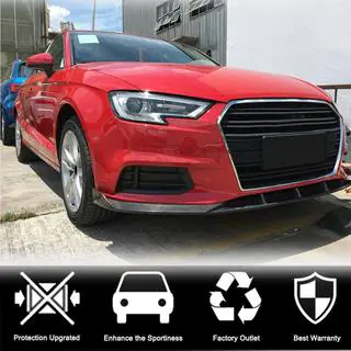 Etupuskurin lip V1 (Base 2017-2020 Sedan, hiilikuitu) kuva 3