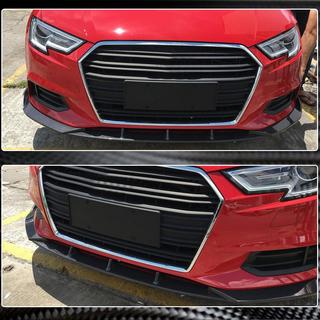 Etupuskurin lip V1 (Base 2017-2020 Sedan, hiilikuitu) kuva 4