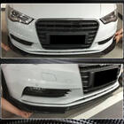 Audi A3 2012–2020 Etupuskurin lip-spoileri Lip V1 (Base 2012-2016 Sedan, hiilikuitu) kuva 3