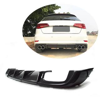 Takapuskurin diffuusori V2 (S-Line HB 2017-2020, hiilikuitu) Audi A3 2012–2020 kuva 1