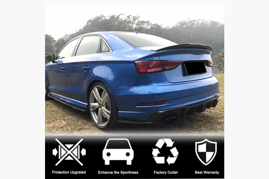Audi A3 2012–2020 Spoileri V3 (SD:lle) Kuva 2