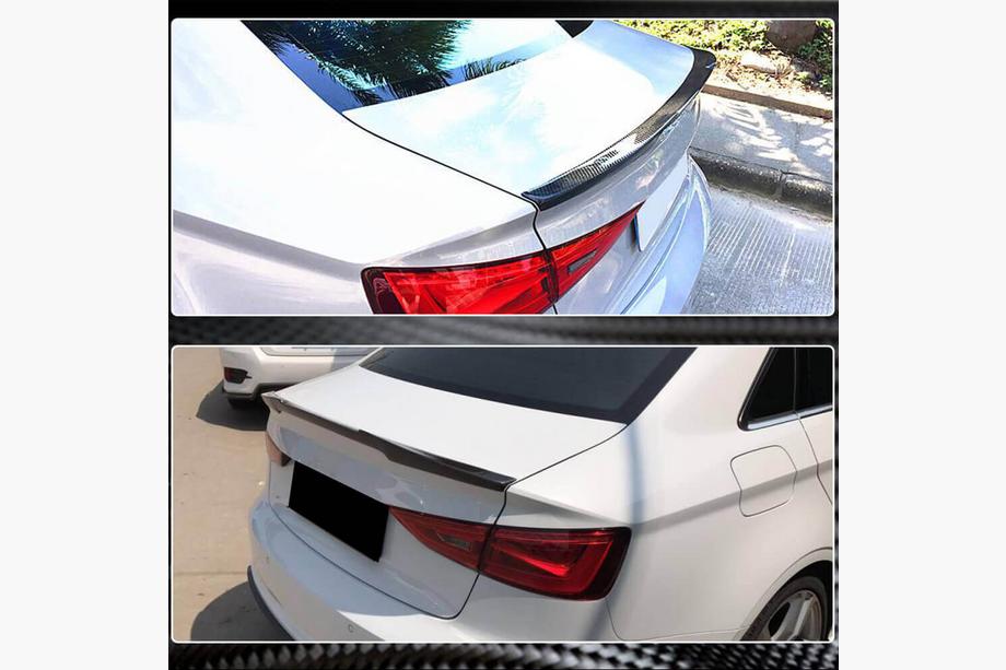Audi A3 2012–2020 Spoileri V2 (sedaniin, hiilikuitu) Kuva 3