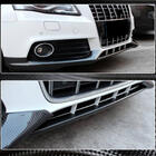 Audi A4 B8 2007–2015 Etupuskurin keskiosan lip (Base 2007-2011, hiilikuitu) kuva 3
