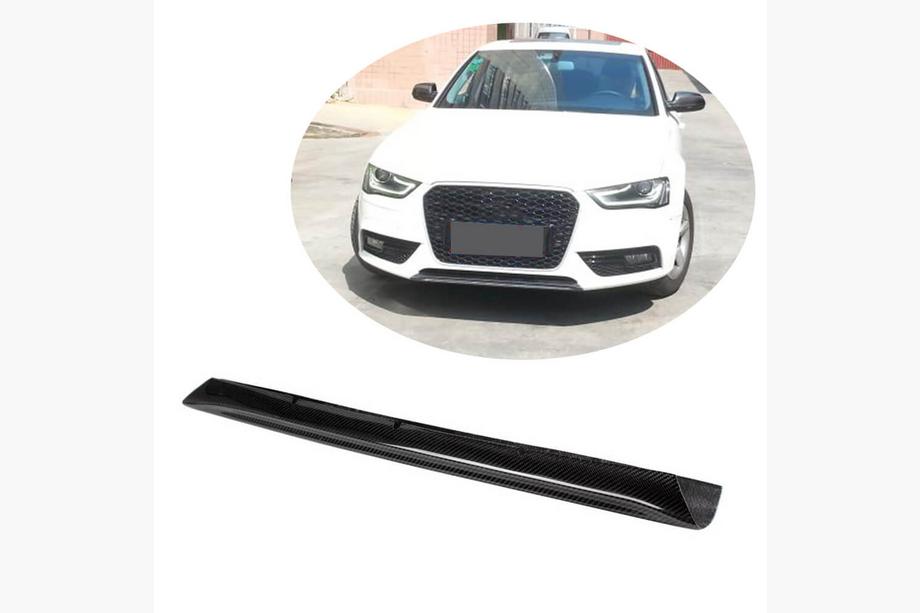 Audi A4 B8 2007–2015 Etupuskurin lipa (Base 2011-2015, hiilikuitu) Image