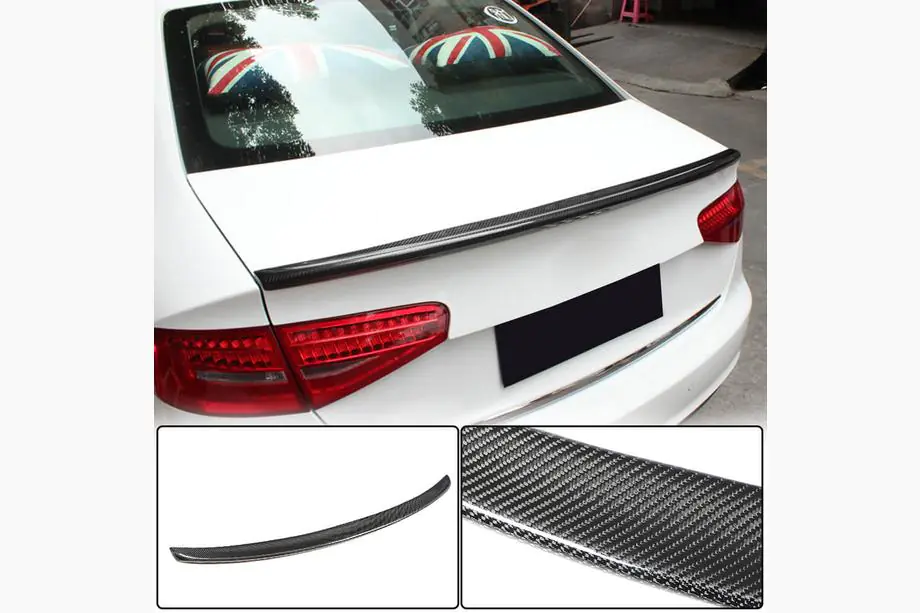 Audi A4 B8 2007–2015 Spoileri V2 (Base 2011-2015, hiilikuitu) Image