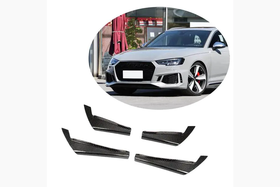 Audi A4 B9 2015–2024 Etupuskurin lippa (Base 2015-2019, carbon) Image