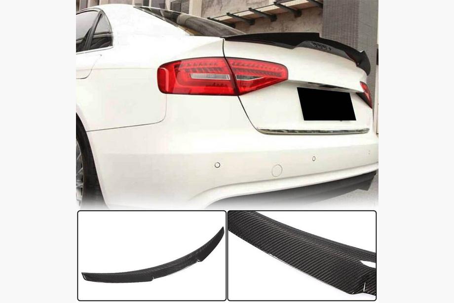 Audi A4 B8 2007–2015 Spoileri V1 (Base 2011-2015, hiilikuitu) Image