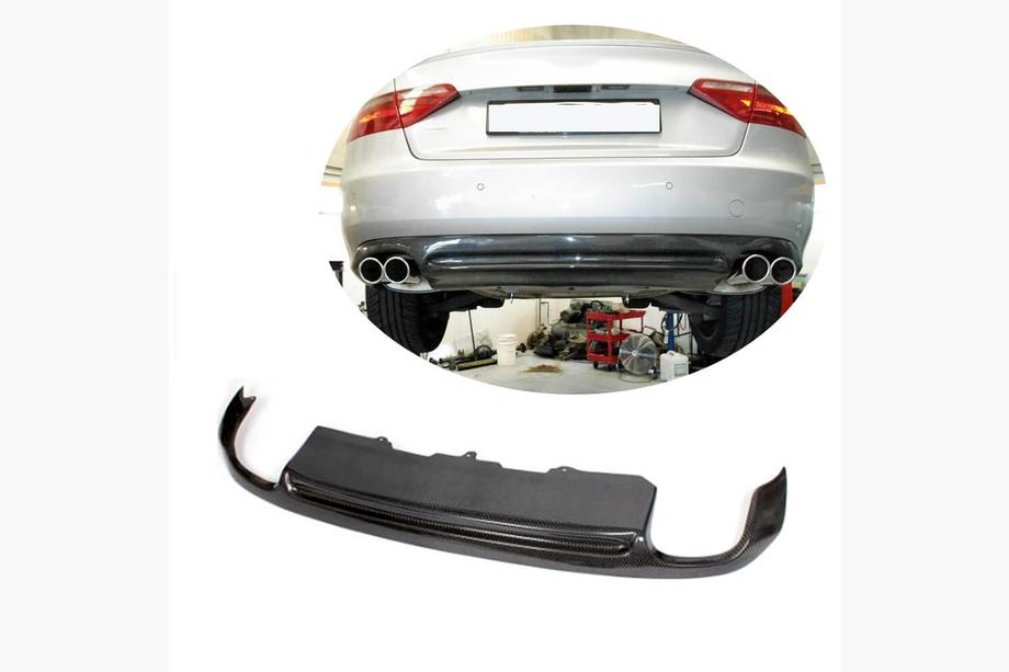 Audi A5 2007–2015 Takapuskurin diffuusori (Base coupe/cabriolet 2007-2011, hiilikuitu) Image