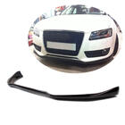 Audi A5 2007–2015 Etupuskurin lip-spoileri Lip V2 (Base 2007-2011, hiilikuitu) kuva 1