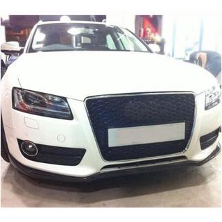 Etupuskurin lip-spoileri Lip V2 (Base 2007-2011, hiilikuitu) Audi A5 2007–2015 kuva 2