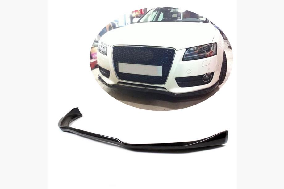 Audi A5 2007–2015 Etupuskurin lip-spoileri Lip V2 (Base 2007-2011, hiilikuitu) Image