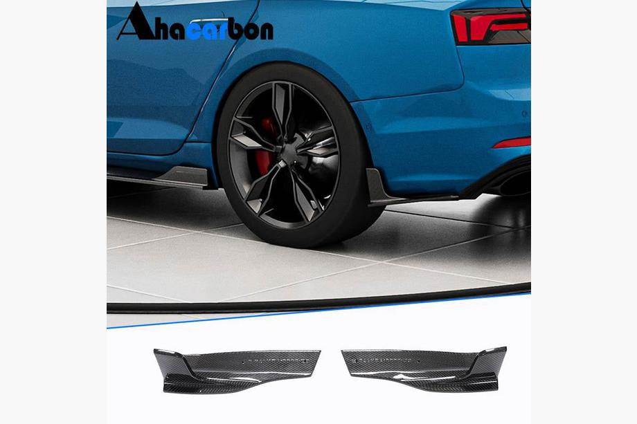 Audi A5 2016–2025 Takapuskurin fläpit Flap (S-Line 2016-2020, hiilikuitu) Image