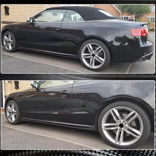Helmalevikkeet (Coupé/Cabriolet, hiilikuitu) Audi A5 2007–2015 kuva 3
