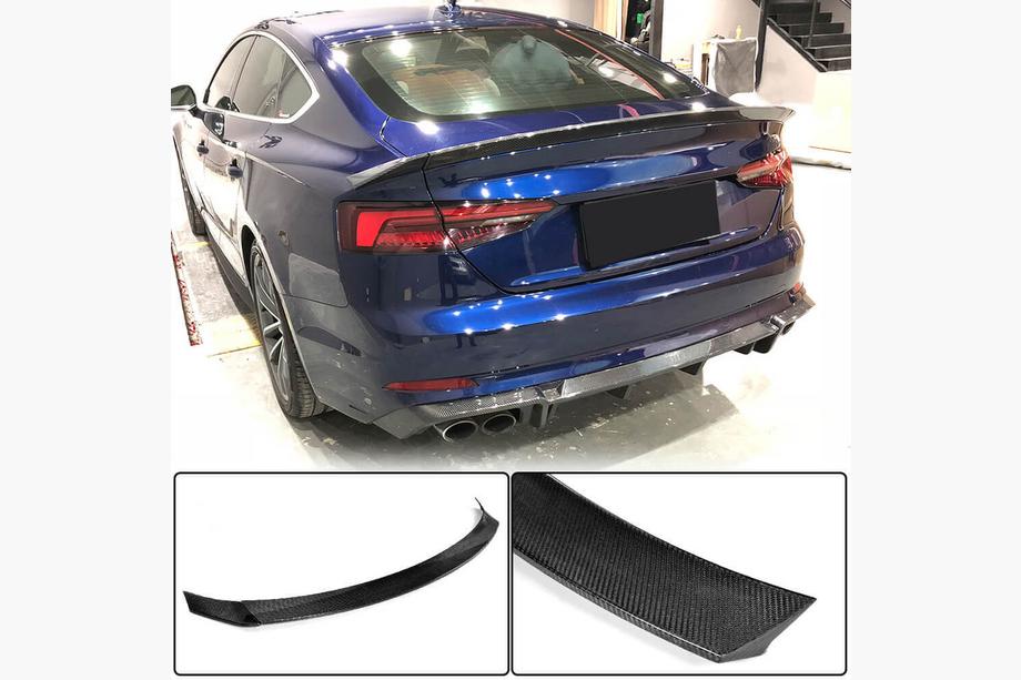 Audi A5 2016–2025 V2-spoileri (Sportback, hiilikuitu) Image