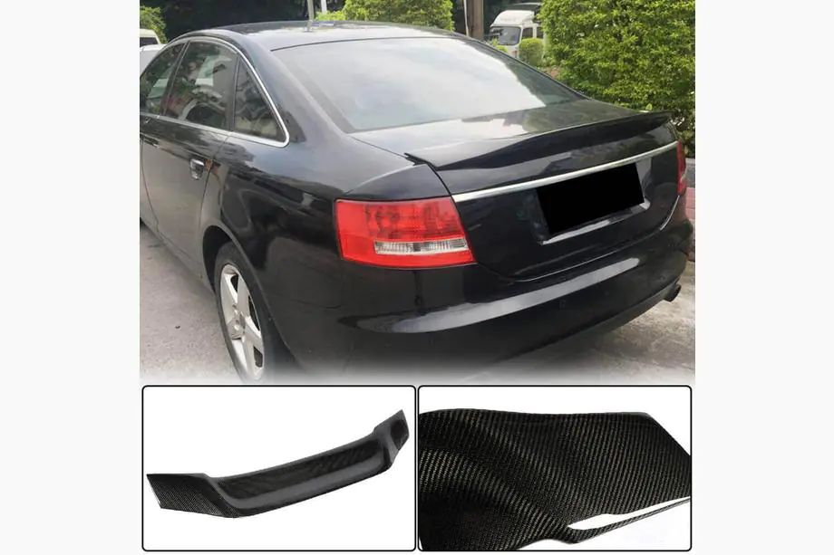 Audi A6 C6 2004–2011 Spoileri V1 (hiilikuitu) Kuva 1