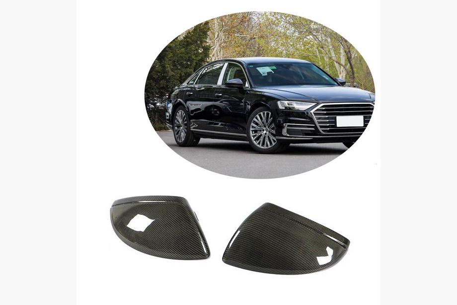 Audi A6 C8 2018–2025 Peilinkuoret Replacement Style (Carbon) V2 Image