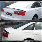Audi A6 C7 2011–2017 Lip-spoileri V4 (hiilikuitu) kuva 4