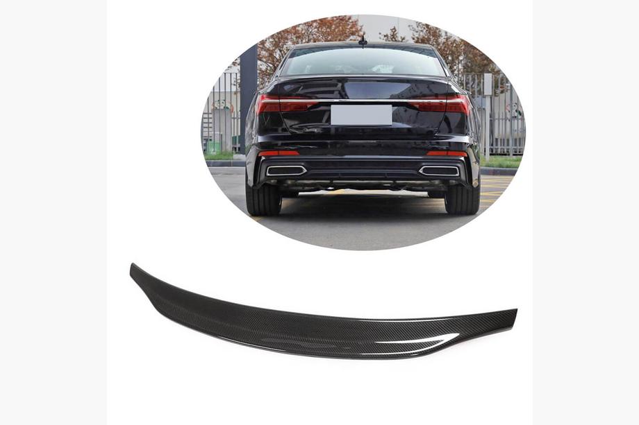 Audi A6 C8 2018–2025 V4-spoileri (Sedan, hiilikuitu) Image