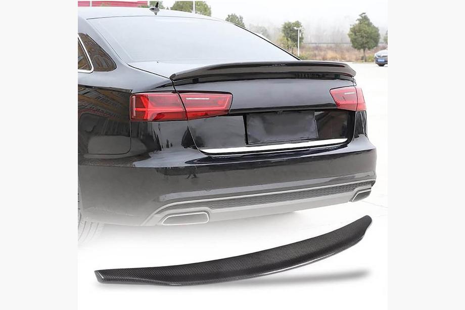 Audi A6 C7 2011–2017 Lip-spoileri V2 (hiilikuitu) Kuva 1